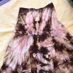 Tie Dyed Cotton Skirt!